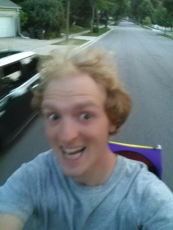 Riding with a Burley (kids bike stroller) for a grocery run